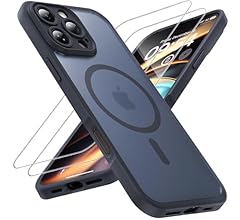 TOCOL 3 in 1 Magnetic for iPhone 16 Pro Max Case, Upgraded Full Camera Protection, Compatible with Magsafe, Drop Protection…