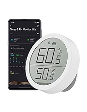 Qingping Temperature and Humidity Monitor Lite Compatible with Mi Home App, Smart Digital Bluetooth Indoor Thermometer Hygrometer