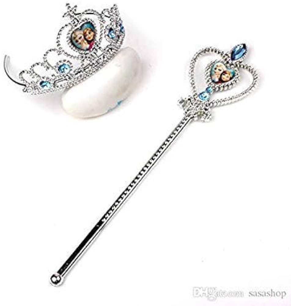 Buy Balloonistics Frozen elsa Crown, Wand and Wig Girl's Party ...