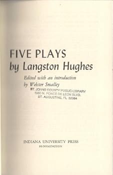 Hardcover Five Plays by Langston Hughes Book