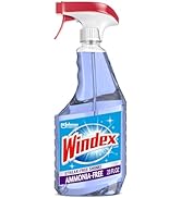 Windex Ammonia-Free Glass and Window Cleaner Spray Bottle, New Packaging Designed to Prevent Leak...