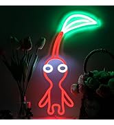 Pikmi Neon Sign for Room Decor Neon Game Sign Red Pikmi Neon Light LED Sign Pikmi merchandise for...