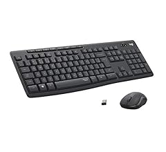 Combo Teclado e Mouse sem fio Logitech MK295 com Digitação e Clique Silencioso, Teclas de Mídia de Fácil Acesso, Conexão US…