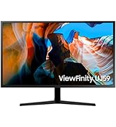 SAMSUNG UJ59 Series 32-Inch 4K UHD (3840x2160) Computer Monitor, HDMI, Display Port, Eye Saver/Fl...