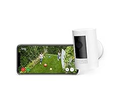 Ring videocamera esterna a batteria (Stick Up Cam) | Telecamera di sorveglianza wifi senza fili per esterno con 1080p HD vi…