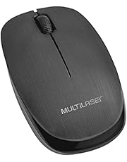 Mouse Sem Fio Standard Conexão Usb 1200dpi 3 Botões Design Ergonômico Preto - MO251