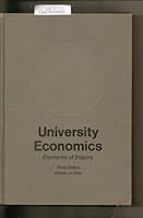 University economics;: Elements of inquiry 0534000304 Book Cover