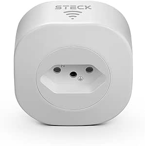 Steck, Tomada Inteligente, Steck Ambiente Conectado Wi-Fi, 10A, Bivolt, Branco