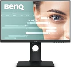 BenQ GW2480T 24" (60cm) 1920 X 1080p IPS 60Hz Full HD|Height Adjustment| HDMI| DP Port| Ultra-Slim Bezel Eye C