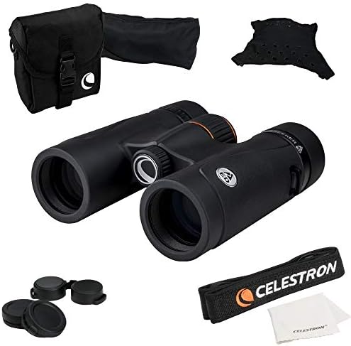 Celestron – TrailSeeker ED 10x32 Binoculars – Compact ED Binocular for Birdwatching and Outdoor Activities – Binocular with ED Objective Lenses – Fully Broadband Multi-Coated Optics – BaK4 Roof Prism