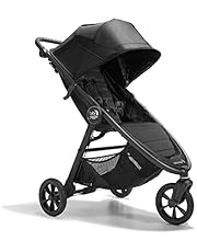 Baby Jogger Cochecito ligero City Mini GT2, para cualquier terreno, mecanismo de plegado rápido con una sola mano, color negro opulento