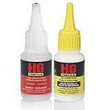 Strongest Glue by HG POWER GLUE Industrial cyanoacrylate ca Adhesive Heavy Duty Glue for Plastic Repair Car Boat Model Airplane DIY Plastics PVC Rubber Ceramic Woodworking Steel Metal Pottery