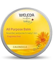 Weleda Bálsamo Multiusos para Bebé, Protege, Nutre y Calma la Piel, con Caléndula e Ingredientes 100% Naturales, Sin Perfume, Apto para Todo Tipo de Pieles, 25 g