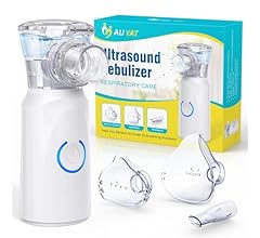 AU YAT Nebulisateur pour Adultes, Nebulisateur Portable Rechargeable pour Adultes et Enfants, Inhalateur Silencieux pour En…