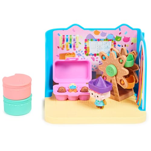 Gabby's Dollhouse, Baby Box Cat Craft-A-Riffic Room with Exclusive Figure, Accessories, Furniture and Dollhouse Delivery, Kid