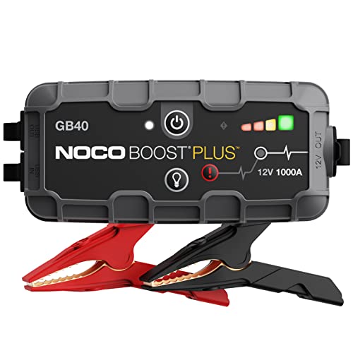 NOCO Boost Plus GB40 1000A UltraSafe Car Battery Jump Starter, 12V Battery Pack, Battery Booster, Jump Box, Portable Charger 