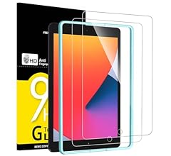 NEW'C Lot de 2, Protection Écran en Verre Trempé pour iPad 9(2021)/iPad 8(2020)/iPad 7(2019)[10,2 Pouces, 9ème/8ème/7ème Gé…