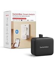 SwitchBot Smart Switch Button Pusher - Bluetooth App/Timer Control, Makkelijk te Gebruiken met Drie Modi, SwitchBot Hub Nodig om Compatibel te Zijn met Alexa, Google Assistant, Siri, IFTTT (Zwart)