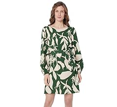 VERO MODA Women's Polyester Shift Mini Dress