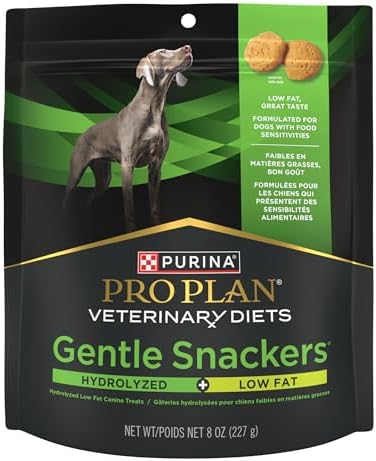 Purina Pro Plan Veterinary Diets Gentle Snackers Hydrolyzed Plus Low Fat Dog Treats - 8 Oz. Pouch