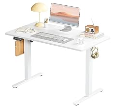 SMUG Standing Desk, Adjustable Height Electric Sit Stand Up Down Computer Table, 40x24 Inch Ergonomic Rising Desks for Work…