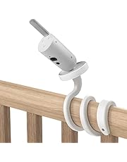 HOLACA Flexible Crib Mount for Philips Avent Connected Videophone SCD923/26 Baby Monitor – Twist Versatile Mounting Set for Philips Baby Monitor