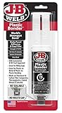 J-B Weld 50139 Plastic Bonder Body Panel Adhesive and Gap Filler Syringe - Black - 25 ml