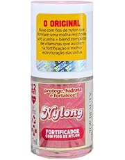 Top Beauty Base Tratamento Nylong Free - Fortificador Com Fios De Nylon - 12 Free - Sos Unhas - 7Ml