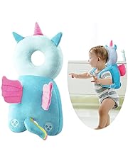 Almohadillas de Seguridad para Bebés Pequeños, Protector de Cabeza para Bebés, Amortiguar para la Cabeza del Bebé, Mochila Ajustable con Cojín para Bebé de 4 a 24 Meses