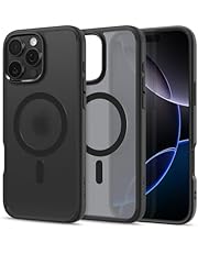 Spigen Ultra Hybrid MagFit Designed for iPhone 16 Pro Max Case [Anti-Yellowing] [Military-Grade Protection] Compatible with MagSafe - Frost Black