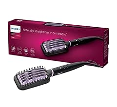 Philips, Brosse lissante chauffante StyleCare Essential, Zone de brossage ultra-large, Technologie ThermoProtect, Revêtemen…