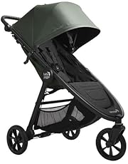 Baby Jogger City Mini GT2 - Carrito de bebé ligero para cualquier terreno, con una sola mano, plegable, color verde