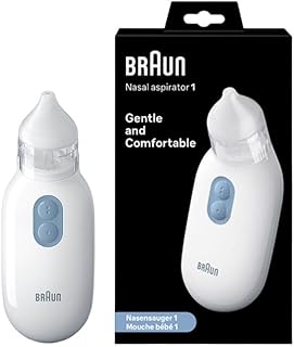 Braun 1 Aspirador Nasal BNA100EU Eléctrico para Todas las Edades a Partir de 0 Años, Elimine la Congestión Nasal de Forma ...