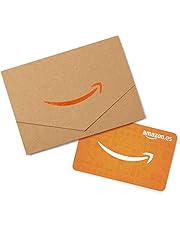 Tarjeta Regalo Amazon.es - Mini sobre Kraft y naranja