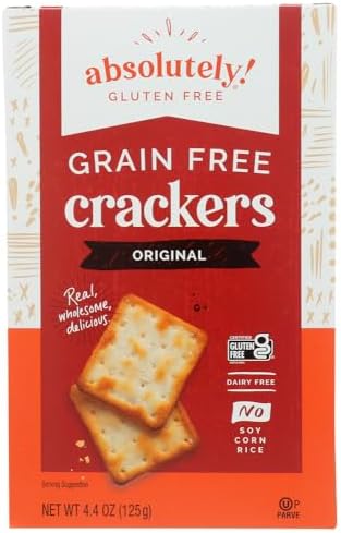 Absolutely Gluten Free All Natural Crackers Original -- 4.4 oz Pack of 2