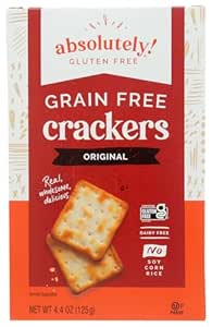 Absolutely Gluten Free All Natural Crackers Original -- 4.4 oz Pack of 2