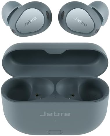 Jabra Elite 10 Gen 2 Wireless Earbuds with Dolby Atmos Spatial Sound - Advanced Noise Cancelling, All Day Comfort for Work and Fitness, in-Ear Bluetooth Headphones with Smart Case - Denim