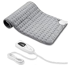 Heating pad, Electric Heat Pad with Automatic Switch-Off and 6 Temperature Levels Heating pad for Back Neck Shoulder Belly …