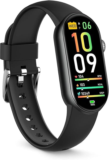 FITVII Ole Fitness Tracker with 24/7 Heart Rate and Blood Pressure Monitor, Blood Oxygen Sleep Tracking Step Calories Counter