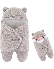 AUEJACKY Gigoteuse Emmaillotage,Gigoteuse 0-6 Mois,Gigoteuse d&#39;hiver pour bébé,Nid d&#39;ange Bebe,Sac De Couchage pour BéBé Gris,Unisexe,Gigoteuse,Cadeaux De Naissance,Gris