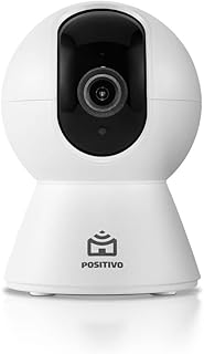 Smart Câmera Bot Wi-Fi 360° Positivo Casa Inteligente 2ª Geração, 1080p Full HD, 15 FPS, Detecção de Movimentos, Visão Not...