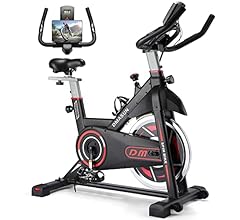 DMASUN Exercise Bike, Indoor Cycling Bike Stationary, Cycle Bike with Comfortable Seat Cushion, Digital Display with Pulse