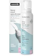 Suavinex, Spray Nasal para Bebés con Agua de Mar, Spray Pediátrico, Apto Recién Nacidos, Isotónico, para la Higiene Diaria, para Lavados Nasales, Limpia e Hidrata, con Aloe Vera, Fuerza Suave, 120 ml