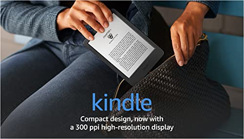 Amazon Kindle – The lightest and most compact Kindle, with extended battery life, adjustable front light, and 16 GB storage –