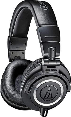 Audio-Technica ATH-M50x Professional Monitor Headphones, Black