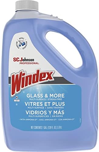 Windex 682252EA Powerized Formula Glass & Surface Cleaner, 1gal Bottle