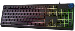 EvoFox Deathray RGB Gaming Keyboard | 16 Million True Prism Colors | 7 Backlight Effects and 1 Custom Effect |