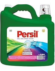 Persil - Detergente Gel Colores Vivos 6.64L Jabón Líquido para Ropa Acción Profunda (96 cargas), Remueve Manchas, Limpieza con Frescura Duradera, Tecnología Alemana