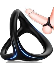 Triangle Cock Ring - Silicone Penis Ring Sex Toys for Men, Stretchy Cock Rings Male Sex Toys for Longer Erection, Mens Sex Toys Pleasure Ring for Couples, Erection Ring Adult Toys for Gay Mens Sex