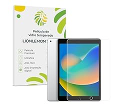 Película Premium de vidro temperado compatível com iPad 9ª 8ª 7ª geração, tela 10.2" - Mais proteção para o seu iPad - Lion…